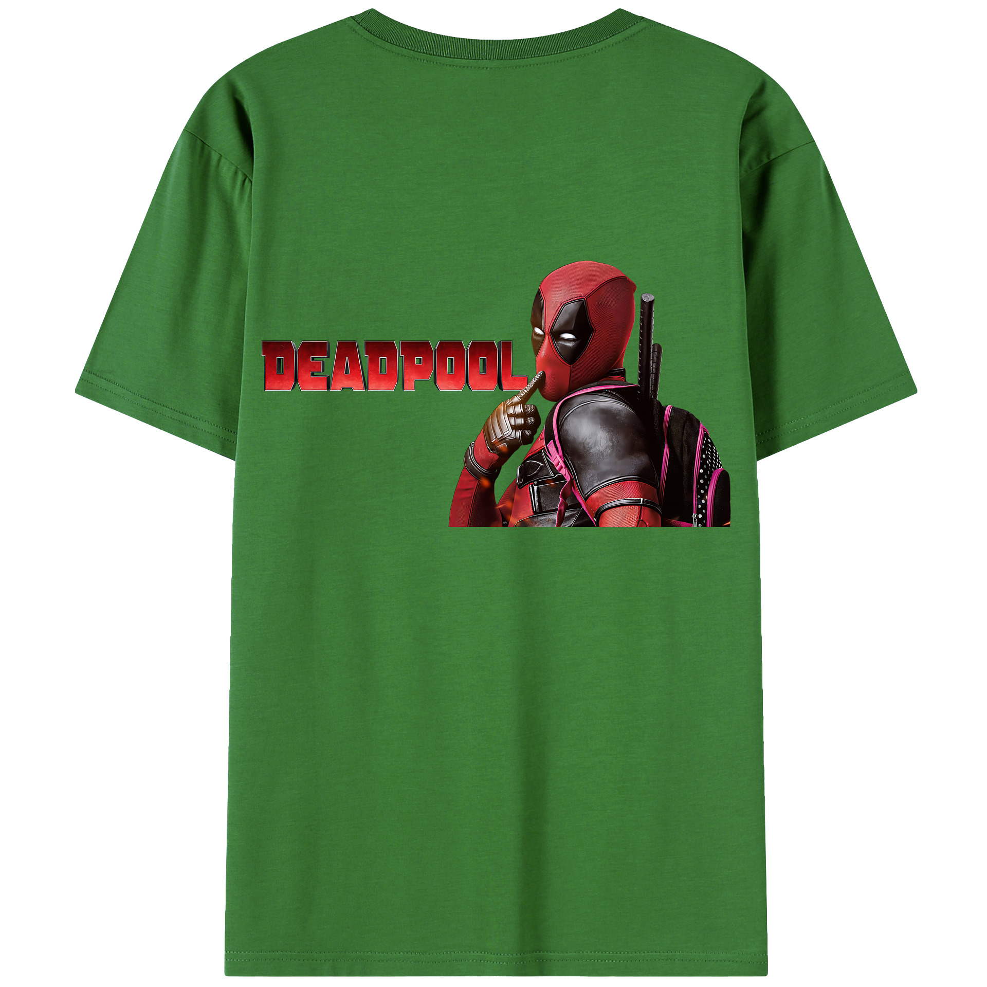 （画像用） Deadpool デッドプール レディース半袖Tシャツ(バックプリント)
